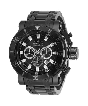 De Invicta 32727 heeft een roestvrijstalen horlogekast van 52 millimeter met een zwarte wijzerplaat.
Dit model wordt aangedreven door een accuraat Quartz uurwerk.
10 bar waterdicht.
Dit model is onderdeel van de Invicta Coalition Forces collectie.

Inclusief 2 jaar garantie.