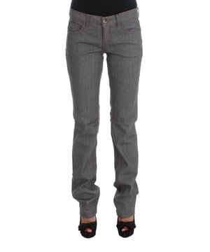 100% authentieke CoSTUME NATIONAL CNC jeans  
Reguliere pasvorm voor comfort en veelzijdigheid  
Grijze kleur voegt verfijning toe aan elke outfit  
Gemaakt van 98% katoen en 2% elastaan voor een comfortabele en rekbare feel  
Rits en knoopsluiting voor een veilige sluiting  
Logo-details voor extra stijl  
Materiaal: 98% Katoen 2% Elastaan