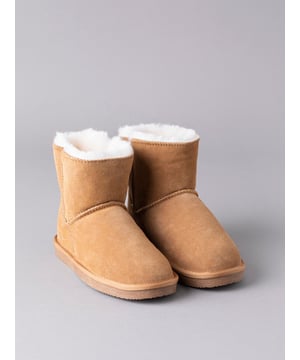 With these sheepskin slipper boots, your days of chilly feet will be in the past. The effortless pull-on style (assisted by the heel tab with branded stud) is fully lined with super soft and warm sheepskin so they'll feel especially luxurious on your feet and ankles. The natural fluffiness of the sheepskin will make your slippers feel slightly small at first but this will soon mould comfortably to your foot. If the length feels fine, you have the right size. If you can feel your toe is touching the front of the slipper, it is too small, you'll need to size up. We recommend you size up if you are between sizes.