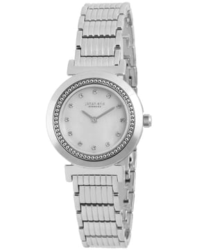 Johan eric: djursland, women's, mop dial watch, swarovski crystal indices, stainless steel case.....