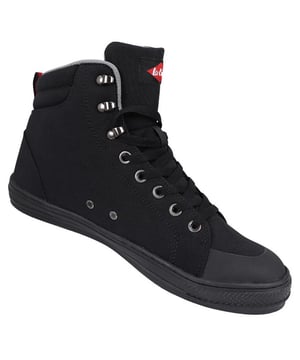 Upper: Cordura, TPU. Lining: Synthetic. Outsole: Rubber, Slip Resistant. 5 Eyelets. 2000 Joule Tested Toe Cap, Padded Ankle, Withstands 15KN Of Compression Force. Fabric Technology: Durable. Flat. Cut: Ankle. Design: Logo. Conforms to Safety Standard: EN ISO 20345 SB, SRA. Toe Style: Steel Toe Cap. Fastening: Hook, Lace Up.