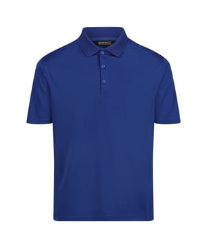 100% Polyester. Gewebetechnik: Antibakteriell, Feuchtigkeitsabweisend, Schnelltrockend. Design: Unifarben. Knopfleiste mit drei Knöpfen. Mit Kragen. Kurzärmlig.