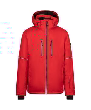 100% Polyester. Außenmaterial: TPU Membran. Design: Kontrast Detail, Unifarben. Abnehmbarer Schneerock, Wattiert, Ventilation unter dem Arm. Mit Kapuze, Stehkragen. Bündchen: Stretch innen, Klettverschlusslasche. Langärmlig. Kapuzenmerkmale: Abnehmbar, Mit Reißverschluss trennbar. Taschenart: 2 Brusttaschen, Mit wasserabweisendem Reißverschluss, Zwei Seitentaschen, Tasche für Skipass, Ärmel, Reißverschluss. Mit wasserabweisendem Reißverschluss. Saum: mit Kordelzug. XXS: 84 cm. XS: 88,9 cm. S: 93,98 cm. M: 102 cm. L: 109 cm. XL: 116,84 cm. XXL: 121,92 cm. 3XL: 127 cm.
