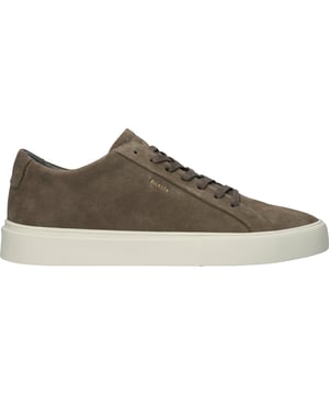 Sneaker (low) der Marke Blackstone. In der Farbe CANTEEN. Hergestellt aus Suede mit einem Futter aus Leather. Dieser Schuh ist mit einer Cup Sohle gefertigt.