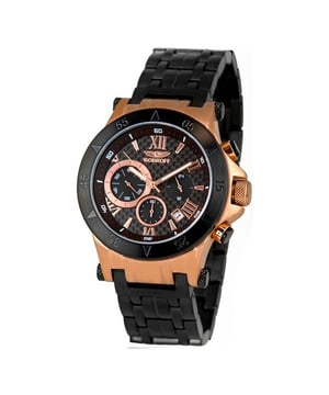 BOBROFF BF1001M15 reloj hombre cuarzo• material: acier inoxydable• cristal: saphir• pulsera: cuero• correa: noir• resistencia al agua: 100 m (10 ATM)• tamaño de la caja: 44 mm