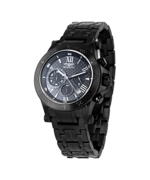 BOBROFF BF1001M21M reloj hombre cuarzo• material: acier inoxydable• cristal: saphir• pulsera: acero inoxidable• correa: noir• resistencia al agua: 100 m (10 ATM)• tamaño de la caja: 44 mm