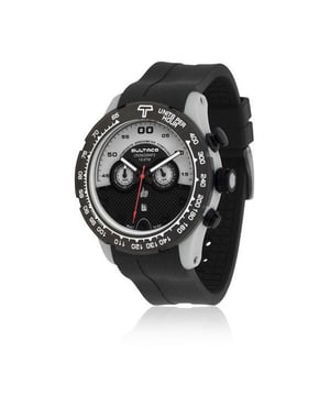 BULTACO H1PA48C-SA1 Uhr Mann Quarz• Material: Plastik - Keramik• Glas: Mineral• Armband: Gummi• Farbe: Grau• Wasserbeständigkeit: 100 m (10 ATM)• Gehäusegröße: 48 mm