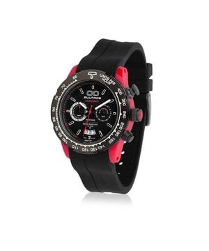 BULTACO H1PR43C-CB1 Uhr Mann Quarz• Material: Polykeramik• Glas: Mineral• Armband: Gummi• Farbe: Rote• Wasserbeständigkeit: 100 m (10 ATM)• Gehäusegröße: 43 mm