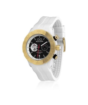 BULTACO H1PW43C-CV1 Uhr Unisex Quarz• Material: Polykeramik• Glas: Mineral• Armband: Gummi• Farbe: Weib• Wasserbeständigkeit: 100 m (10 ATM)• Gehäusegröße: 43 mm
