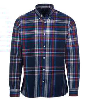 100% algodón; camisa Tommy Hilfiger;  Modelo: MW0MW33313 0MS;  Mano de obra de alta calidad;  100% algodón;  cuello Kent;  tira de botones;  manga larga;  ajuste regular;  Detalles del logo de Tommy Hilfiger