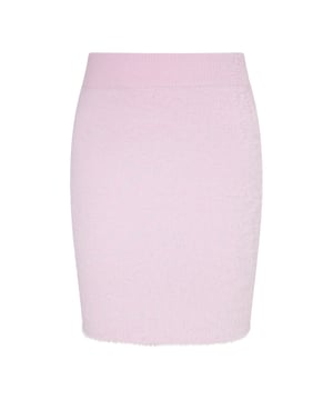 Deze gebreide jacquard kokermidi-rok met dierenmotief is een luxe toevoeging aan je garderobe. Het subtiele, donzige zebrapatroon voegt een vleugje verfijning en stijl toe. De elastische taille van deze rok is ontworpen voor comfort en zorgt voor een goede pasvorm. Perfect om een ​​gezellig detail aan je outfit toe te voegen.  Rock