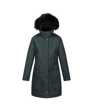 100% Polyester. Voering: Taffeta. Stof: Keperstof. Ontwerp: Kenteken, eenvoudig. Stoftechnologie: Ademend, DWR Finish, Isolerend, Isotex 5000, Thermo-Guard, Waterdicht. Manchet: verstelbaar, drukknoopsluiting. Halslijn: Kraag van imitatiebont, Kap.. Mouwtype: Met lange mouwen. Getapete naden. Eigenschappen kap: afneembare rand van imitatiebont, ingegroeide kap, hoogpolig, koordknopschakelaar. Lengte: Mid Lengte. Zakken: 1 veiligheidszak, intern, 2 zakken onderaan, patch, drukknoopsluiting. Sluiting: Drukknoop, Stormflap, Tweewegrits. 5000g/m²/24hrs. Taille: Verstelbaar, Shockcord. Afwerking: Hoogglans. Duurzaamheid: Gemaakt van gerecycled materiaal. 8 UK: 32 in. 10 VK: 34 in. 12 VK: 36 in. 14 VK: 38 in. 20 VK: 45 in. 22 VK: 48 in. 24 VK: 50 in. 26 UK: 52 in. 18 VK: 43 in. 16 VK: 40 in.