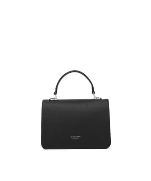 Damenhandtasche mit Magnetknopfverschluss. eine mit Reißverschluss-Innentaschen. fehlende Außentaschen. verstellbarer und abnehmbarer Schultergurt. Im PU-Griff. Drei Innenfächer.  Außenmaterial. Innen ungefüttert. Maße: 21x14x5,5 cm. Modeprodukt