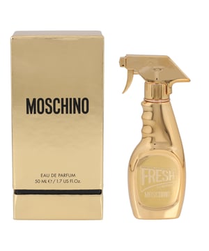 Gold Fresh Couture by Moschino is a floral fruity fragrance for women. Top notes grapefruit mandarin orange pear white peach mango and rhubarb leaf. Middle notes jasmine lilyofthevalley and orchid. Base notes patchouli akigalawood sandalwood vanilla and musk. Gold Fresh Couture was launched in 2017.