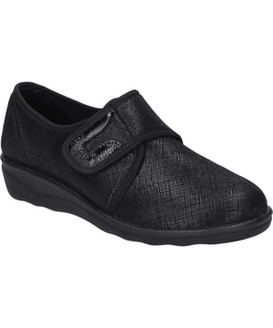 La práctica cremallera sirve para una sujeción firme en el zapato. El método de fabricación Strobel permite una sensación, como las zapatillas de deporte. El ancho H es ideal para los pies fuertes. En casa, la zapatillas es.