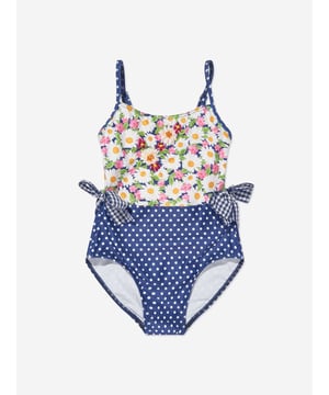 Introduce a splash of style to your daughter's aquatic gear with the stunning Girls Daisy Swimsuit in Multicolour from selini_action. Perfect for SS2024, this swimsuit is a perfect blend of fashion and comfort: Eye-Catching Design: The multicoloured swimsuit sports a charming daisy pattern, capturing the vibrant spirit of the girl who wears it. Supreme Comfort: Crafted with high-grade material, the swimsuit ensures maximum comfort and effortless movement for your little mermaid. High-end Fashion: Brought to you by selini_action, this swimsuit adds a pop of designer style to your girl‚ beach or poolside look. Don't wait, let your little lady flaunt her style with the Girls Daisy Swimsuit!