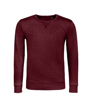 Materiaal: 80% ringgesponnen katoen & 20% polyester. Geborsteld rugvlies. Drop-schouder stijl. 2x2 geribbelde kraag, manchetten en zoom. V-detail bij de voorhals. Getapete hals. Kluisje patch. Etiket zonder merknaam bij de halslijn. Borst (in): XS(35/36), S(36/38), M(38/40), L(41/42), XL(43/44), XXL(45/47), 3XL(47/49), 4XL(50/52), 5XL(53/55).