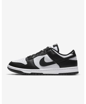 TRUE TO YOUR CREW.
Created for the hardwood but taken to the streets, the Nike Dunk Low Retro returns with crisp overlays and original team colours. This basketball icon channels '80s vibes with premium leather in the upper that looks good and breaks in even better. Modern footwear technology helps bring the comfort into the 21st century.
Benefits
Premium leather in the upper has the perfect sheen and breaks in beautifully.
The modern foam midsole offers lightweight, responsive cushioning.
A padded, low-cut collar adds a sleek look that feels comfortable.
Bold colour-blocking throws it back to the original colourway inspiration: college team colours.
The rubber outsole with classic hoops pivot circle adds durability, traction and heritage style.
Product Details
Low-cut collar
Foam insole
Perforations on the toe
Colour Shown: White/White/Black
Style: DD1391-100