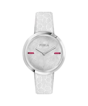 FURLA R4251110504 Uhr Frau Quarz• Material: Edelstahl• Glas: Mineral• Armband: Leder• Farbe: Silber• Wasserbeständigkeit: 50 m (5 ATM)• Gehäusegröße: 34 mm