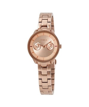 FURLA R4253102518 Uhr Frau Quarz• Material: Edelstahl• Glas: Mineral• Armband: Edelstahl• Farbe: Pink• Wasserbeständigkeit: 50 m (5 ATM)• Gehäusegröße: 31 mm