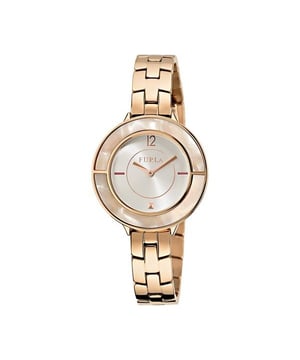 If you like to follow the latest trends in fashion and accessories, buy Furla Woman Watch R4253109502 (34 mm) at the best price. Gender: Female Case diameter: 34 mm Movement Type: Quartz Bracelet Material: Steel Case Material: Steel Clasp Type: Pressure Glass: Mineral Waterproof: 5 ATM Includes case brand