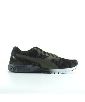 Puma Ignite Dual Swan Black Textile Womens Schnürungstrainer 189489 01