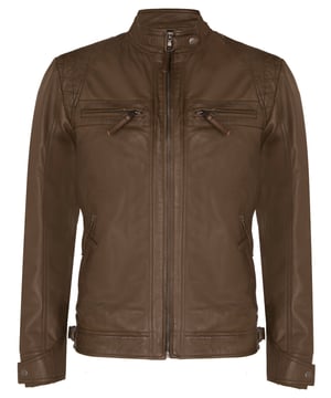 Imbued with a classic biker spirit, this jacket exudes style. Sumptuously crafted in soft Nappa leather this slim fitting design boasts a stylish biker silhouette that delivers sleek sophistication. This jacket features quilted shoulders and yoke, a YKK zip fastening up the front to a short tab collar and includes four external pockets for added practicality. The cuffs can be buttoned and the waist can also be adjusted to provide a more customized fit. Available in other colours.