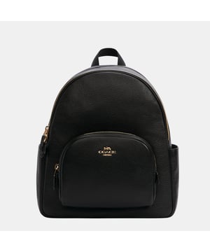 Pebbled Leather Court Backpack Length 27.5cm,  Width 12.00cm, Height 31.5cm