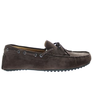Hackett Hickleton Slip-On Brown Suede Leather Mens Shoes HMS20579 878