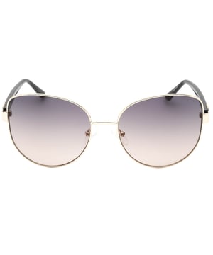 Guess Gold Sunglasses, Lens Width = 59mm, Nose Bridge Width = 18mm, Arm Length = 140mm, Sunglasses, Sunglasses Case, Cleaning Cloth and Care Instructions all Included, 100% Protection Against UVA &amp; UVB Sunlight and Conform to British Standard EN 1836:2005, Gold Sunglasses