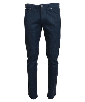 Marca: EXTE  
Modelo: Denim Acampanado  
Color: Azul  
Material: 98% Algodón 2% Elastano  
Detalles del Logo  
Hecho en Italia