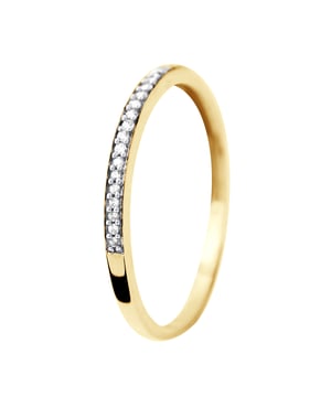 Alliance Diamonds 0.050 Cts - Quality HSI (kleur H - Quality Si1) - Yellow Gold Jewelry 375 duizendste - Verkrijgbaar van maat 48 tot maat 62 - 2 jaar garantie op fabricagefouten - Wordt geleverd in een koffer met een certificaat van echtheid en internationale garantie - All onze juwelen zijn gemaakt in Frankrijk.