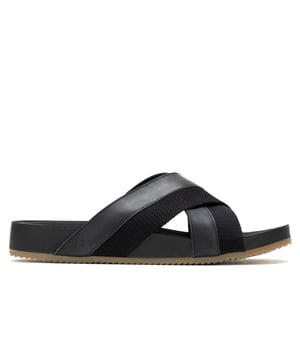 The Hush Puppies Merritt Slide Sandal in Black combines instant comfort with laid-back style. Featuring the innovative Bounce footbed, it offers superior cushioning and long-lasting support, ensuring all-day comfort. The soft micro suede socklining adds a luxurious feel, while the cut and buff EVA midsole enhances support and cushioning. Built for durability, the moulded TPR outsole delivers excellent traction, making these sandals perfect for both casual outings and everyday wear.
- Suede leather upper
- Slip on design
-Bounce footbed for superior cushioning and support
-EVA midsole
-Moulded TPR outsole for excellent traction and durability
- Hush Puppies branding