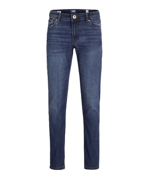 Deze Jack & Jones Junior jeans voor jongens heeft een moderne slim fit die een slanke, aansluitende pasvorm combineert met een rechte pijp. De sluiting bestaat uit een rits met knoop, wat de broek klassiek en gemakkelijk te dragen maakt. De broek heeft een lage taille, wat zorgt voor een nonchalante pasvorm. De smalle beenopening benadrukt de slanke stijl, terwijl de riemlussen het mogelijk maken om de broek met een riem te dragen. De 5-pocketstijl vult het ontwerp aan met de klassieke vijf zakken, die praktisch en functioneel zijn. Deze jeans is gemaakt van materialen van hoge kwaliteit, is zeer comfortabel om te dragen en ideaal voor dagelijks gebruik voor actieve jongens die waarde hechten aan comfort en stijl.