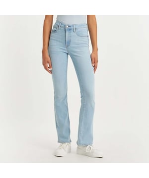 Dames Levis 725 Heritage Bootcut Zip Jeans in lichtblauw.- 5-pocket constructie. - Gulp met rits en knoopsluiting.- Lederen patch met merkopdruk achteraan in de taille.- Tab met merkopdruk achteraan.- Een bootcut silhouet dat de benen langer maakt.- Sluit slank aan op de heup en dij met een hoge stijging die je binnen houdt.- Korte binnenbeenlengte ongeveer 30 inch Normale binnenbeenlengte ongeveer 32 inch.- 60% Katoen 23% Viscose 16% Polyester 1% Elastan.- Ref: A49620002De afmetingen zijn enkel bedoeld als richtlijn.