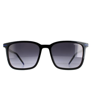 Hugo by Hugo Boss Square Mens Black Blue Dark Gray Gradient HG 1168/S Hugo by Hugo Boss son un sencillo estilo cuadrado fabricado en acetato ligero y cómodo con patillas súper finas acabadas con el logotipo Hugo.