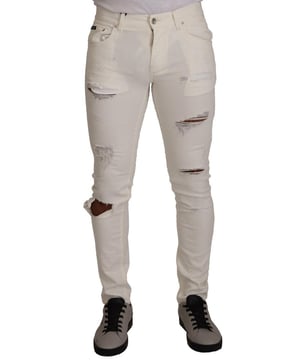 Nuevo con etiquetas  
Corte skinny  
Cinco bolsillos  
Cierre de cremallera y botón  
Placa de logo metálica en el bolsillo trasero  
Hecho en Italia  
Alta calidad artesanal  
Material: 98% Algodón 2% Elastano