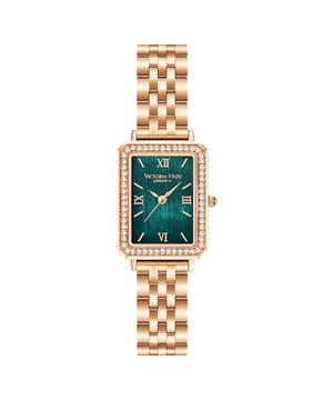 The Westminster watch in rose gold green by Victoria Hyde London impresses with its classic elegance. The square case of the watch is a real eye-catcher and shines in a shiny rose gold. The watch strap shines in a fashionable rose gold and is therefore absolutely trendy.

Movement: Miyota2035
Glass: mineral glass
Watch Band Material: Stainless Steel
Case diameter: 22×28MM
Case thickness: 7.2mm
Watch strap length: 164mm
Watch strap width: 12mm