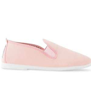 Meet Your New Spring And Summer Companion With The Flossy Citizen. Slip Into The Breezy Canvas Upper And Cushy Rubber Sole And Feel The Stress Of The Day Instantly Slip Away. The Easy-going Design Will Elevate Your Off-duty Look. Walk, Shop, And Play The Day Away In Complete Comfort And Sunny Style. With Their Effortless Styling, These Espadrille-inspired Flats Are Your Passport To Laidback Fashion.