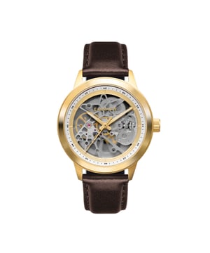 A clean, modern, mechanical watch with a beautiful skeletonised automatic movement, the intricacy and skill of watchmaking that went into this timepiece is evident in its design.
