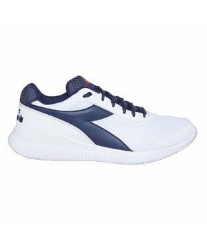De Diadora Eagle 3 Trainers voor heren zijn een geweldige keuze voor mensen die op zoek zijn naar een combinatie van stijl, comfort en prestaties voor hun hardloopbehoeften. Diadora staat bekend om zijn sportieve en modieuze ontwerpen en deze sportschoenen zijn daarop geen uitzondering. Hier volgt een beschrijving van de belangrijkste kenmerken:

 Strak wit ontwerp:  Deze sportschoenen hebben een strakke en frisse witte kleur en bieden een veelzijdige en tijdloze look die goed past bij een breed scala aan sportieve en casual outfits.

 Bovenwerk van mesh en synthetisch materiaal:  De sportschoenen hebben een combinatie van ademend mesh en synthetische materialen in het bovenwerk, voor comfort en duurzaamheid. Het mesh zorgt voor luchtstroming en ventilatie om je voeten koel te houden tijdens het hardlopen.

 Vetersluiting: Deze sportschoenen hebben meestal een vetersluiting, voor een stevige en verstelbare pasvorm. De veters zorgen ervoor dat de schoenen goed om je voeten blijven zitten tijdens het hardlopen en trainen.

 Gewatteerde binnenzool:  De binnenzool is ontworpen om comfort en ondersteuning te bieden, waardoor ongemak en vermoeidheid tijdens lange duurlopen of intensieve workouts worden verminderd.

 Lichtgewicht constructie:  Diadora Eagle 3 sportschoenen zijn licht van gewicht, waardoor je voeten en benen minder worden belast en je moeitelozer kunt hardlopen.

 Duurzame buitenzool:  De trainers zijn uitgerust met een duurzame buitenzool die goede tractie en een lange levensduur biedt en zorgt voor een stevige grip op verschillende loopondergronden.

 Diadora-merk:  Diadora's iconische merk staat vaak op deze sportschoenen en voegt een authentiek en sportief tintje toe aan het ontwerp.

 Veelzijdige stijl:  De Diadora Eagle 3 witte hardlooptrainers voor heren hebben een veelzijdige en sportieve stijl die kan worden gecombineerd met een verscheidenheid aan sportieve en casual outfits, waardoor ze geschikt zijn voor hardlopen, sportschoolsessies en dagelijkse slijtage.