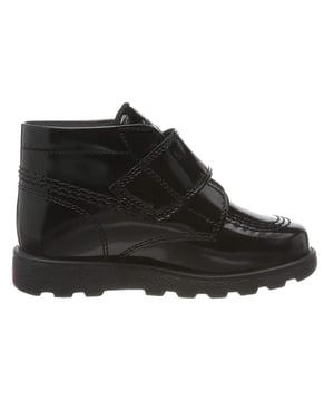Kickers Fragma Hi Shine Mto Strap Up Black Kids Boots 114828