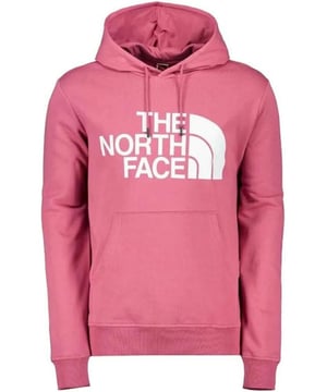 The North Face Mens Half Dome Standard Pullover Hoodie is a cozy classic for everywhere from the campsite to the café. - - . Standard fit. - - . Two-piece hood with a drawcord for adjustability, Set-in sleeves. - - . Kangaroo hand pocket. - - . Rib on cuffs and hem. - - . No-hand, water-based, screen-printed logo graphic on chest.