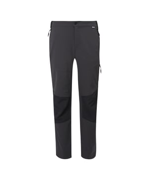 Material: Elastane, Polyester. Fabric: Stretch. Design: Logo. Fabric Technology: Isoflex, Water Repellent, Wind Resistant. Belt Loops, Side Zip Ankles, Ventilation Panels. Pockets: 2 Side Pockets, 1 Back Pocket, 1 Thigh Pocket, Zip. Waistline: Part Elasticated. Weatherproof.