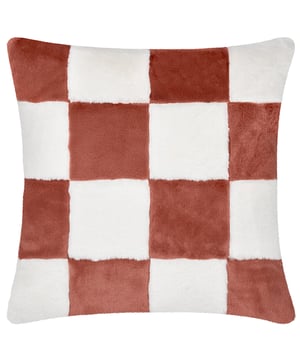 You will never feel anything as soft as the Cozee Check cushion! This oversized trending checkerboard pattern is made from the most snuggly faux fur and is just as good on the reverse too! Available in a range of joyful colours, this design will sit perfectly in any modern home. Size: 50 x 50cm.