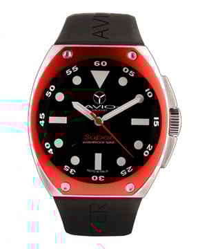 Avio milano: reloj súper negro para hombre