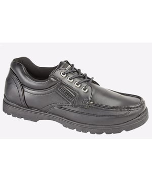 The U.S. Brass Bosque shoe is a practical choice delivered with a padded ankle collar and lace fastening for a secure fit, with a durable rubber outsole, and intricate stitching detailing throughout.- PU upper
- Secure lace fastening
- Intricate stitch detailing
- Padded ankle collar
- TR Sole