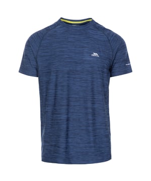 Korte mouwen. Ronde hals. Raglanmouwen. Reflecterende geprinte logo's. Vochtregulerend. Sneldrogend. 91% polyester, 9% elastaan. Trespass heren borstmaat (ongeveer): S - 35-37in/89-94cm, M - 38-40in/96,5-101,5cm, L - 41-43in/104-109cm, XL - 44-46in/111,5-117cm, XXL - 46-48in/117-122cm, 3XL - 48-50in/122-127cm.