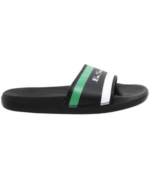 Ben Sherman Sidney Chanclas para Hombre, la epitome del confort casual y el estilo atemporal. Aquí tienes una descripción detallada que resalta sus características clave:

Diseño Clásico: Estas chanclas presentan un diseño elegante y minimalista, encarnando la estética intemporal de Ben Sherman. Con un color negro sólido, complementan sin esfuerzo cualquier atuendo casual, desde ropa de playa hasta vestimenta diaria.

Materiales Premium: Elaboradas con materiales de alta calidad, incluyendo una suela de goma duradera y una plantilla cómoda, estas chanclas están hechas para durar. Las correas suaves pero resistentes garantizan un ajuste seguro mientras previenen molestias o irritaciones durante un uso prolongado.

Plantilla cómoda: Las chanclas Sidney cuentan con una plantilla acolchada que se adapta a los contornos de tus pies, proporcionando un confort y soporte superiores con cada paso. Ya sea que estés paseando por la playa o haciendo diligencias en la ciudad, estas chanclas mantienen tus pies frescos y relajados.

Ligeras y Flexibles: Diseñadas para el máximo confort y libertad de movimiento, estas chanclas son ligeras y flexibles, permitiendo un movimiento natural del pie. Ya sea que estés descansando junto a la piscina o explorando nuevos destinos, ofrecen la flexibilidad y agilidad que necesitas para usarlas todo el día.

Fácil de Limpiar: Con su diseño resistente al agua, estas chanclas son fáciles de limpiar y mantener, lo que las hace ideales para salidas a la playa o relajación junto a la piscina. Simplemente enjuágalas con agua para mantenerlas frescas y listas para tu próxima aventura.
