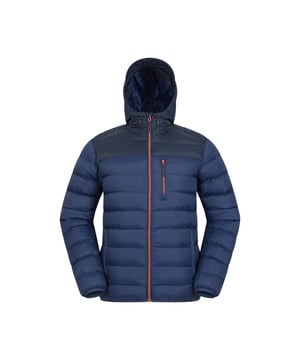 Material: 100% Nylon. Filling: Microfibre. Design: Logo, Quilted. Fabric Technology: DWR Finish, Lightweight, Water Resistant. Neckline: Hooded. Sleeve-Type: Long-Sleeved. Hood Features: Adjustable, Grown On Hood. Pockets: 2 Side Pockets, 1 Chest Pocket, Zip. Fastening: Front Zip.